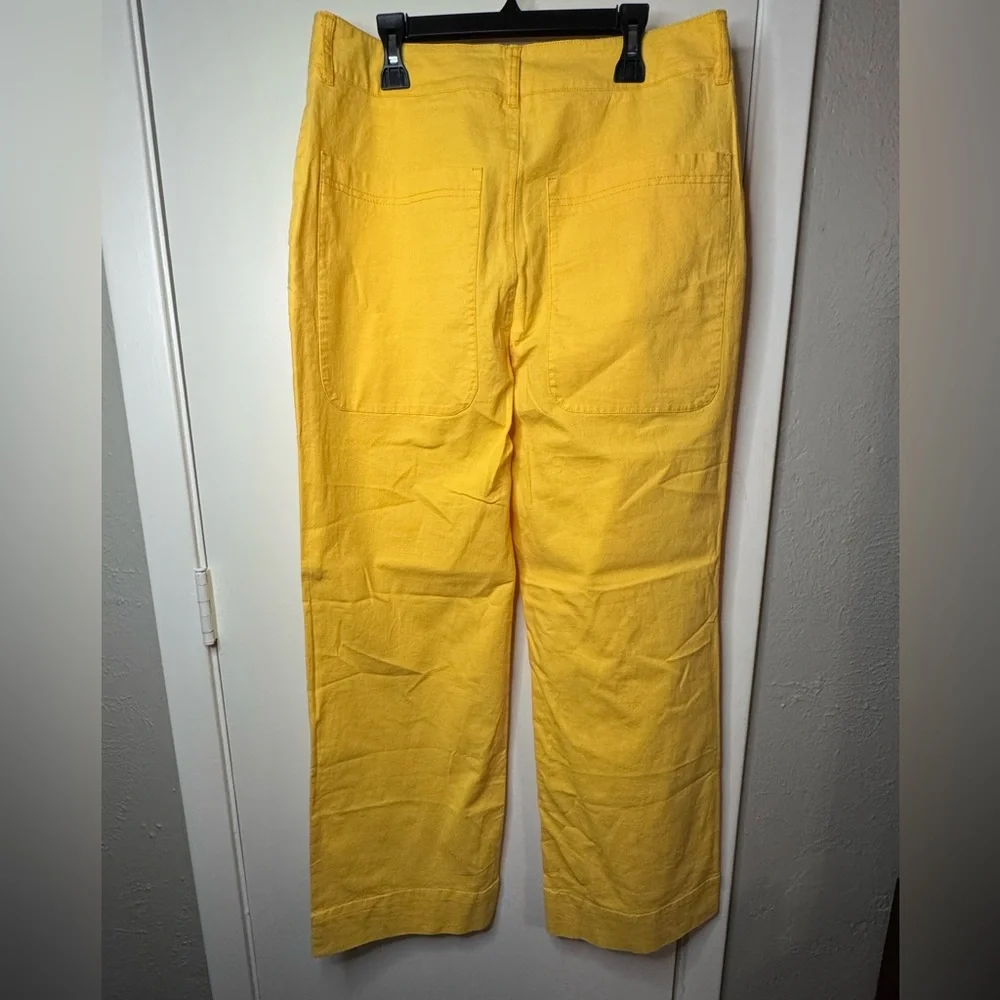 NWT - Women's Sunny Yellow Wide Leg Pants - Picture 3 of 7